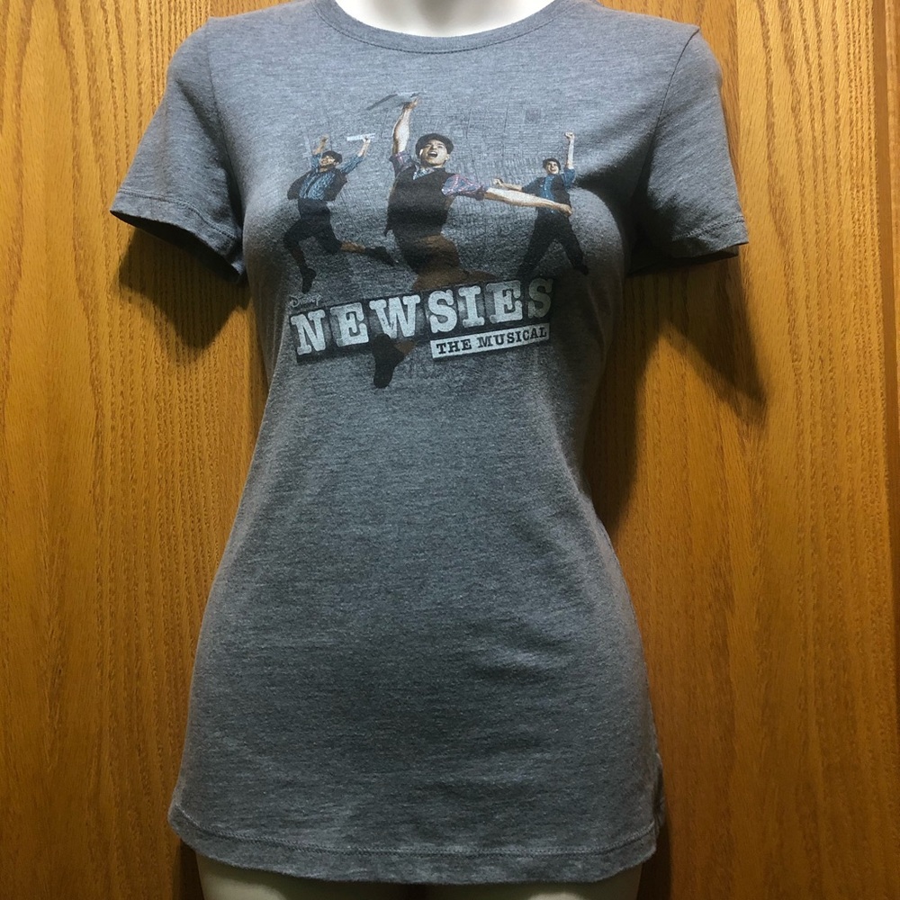 Disney Newsies The Musical Gray T-Shirt